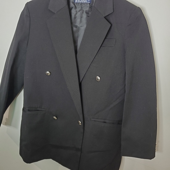 POLO double breasted black retro blazer - Picture 5 of 10
